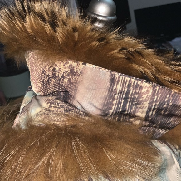 Moon River, Abstract Print Down Filled Puffer Coat, Sz 40 (US 4/6), EUC - Picture 10 of 15